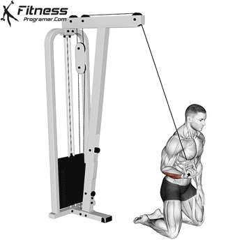 Cable One-Arm Wrist Curl On Floor