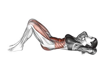 Crunch With Leg Raise