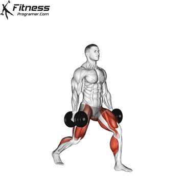 Dumbbell Split Jump