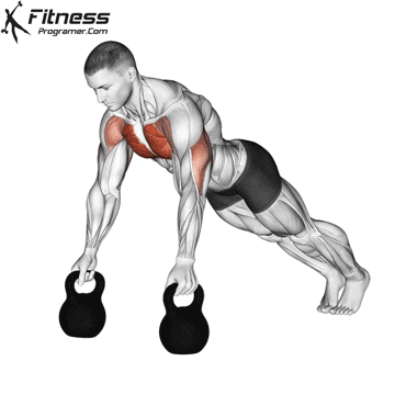 Kettlebell Deep Push-Up
