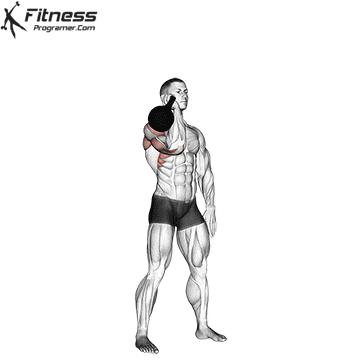 Kettlebell One-Arm Military Press