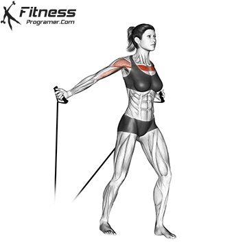 Low Chest Fly With Resistance Band