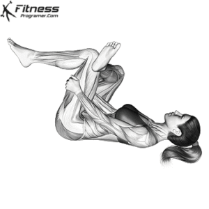 Lying-glute-stretch