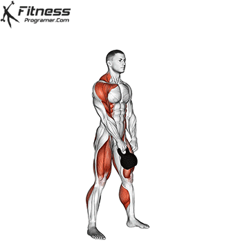 One Arm Kettlebell Snatch 