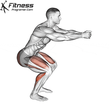 Squat Hold Calf Raise