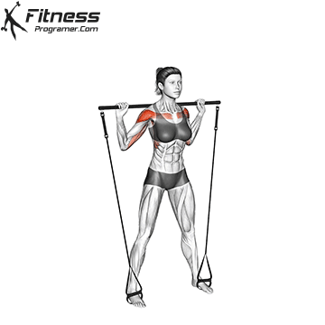 Behind the Head Military Press | Gymstick
