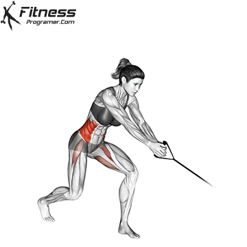 Twist down up With Resistance Band