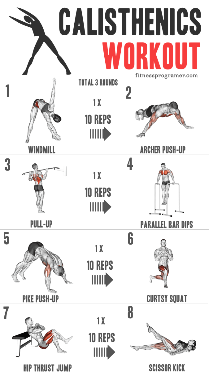 calisthenics workout routine
