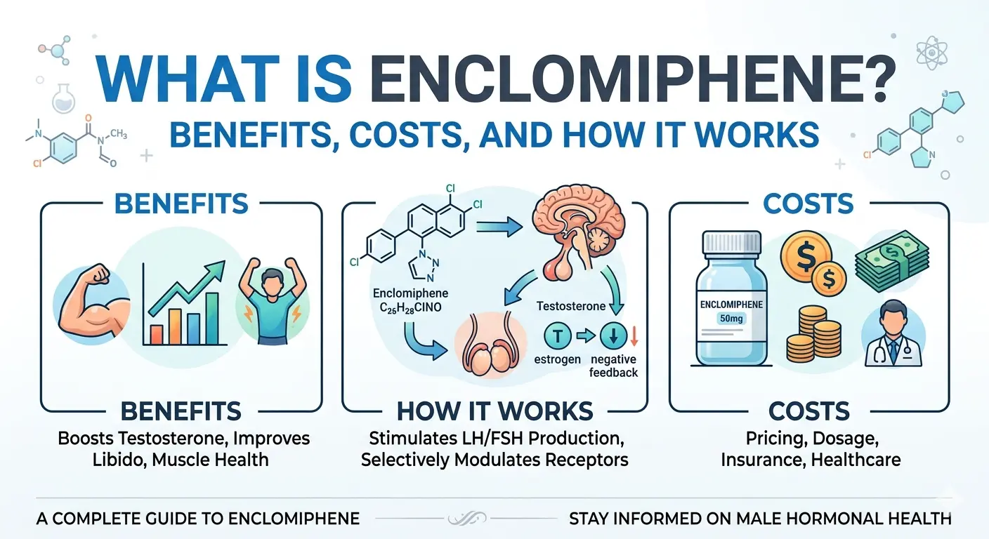 What Is Enclomiphene? Benefits, Costs, and How It Works
